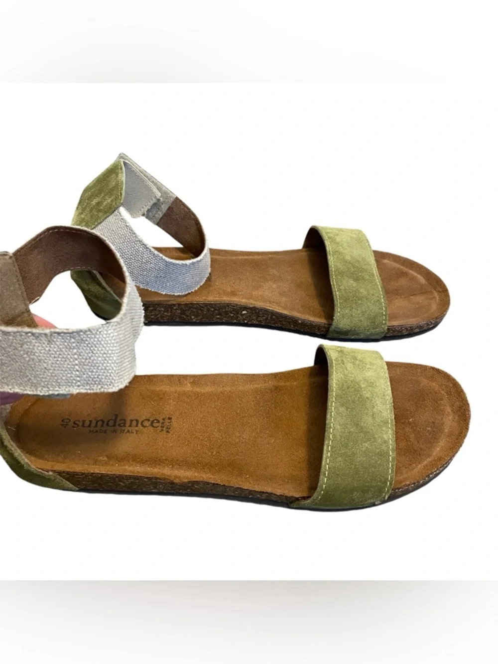 Sundance leather sandals made in Italy size 40